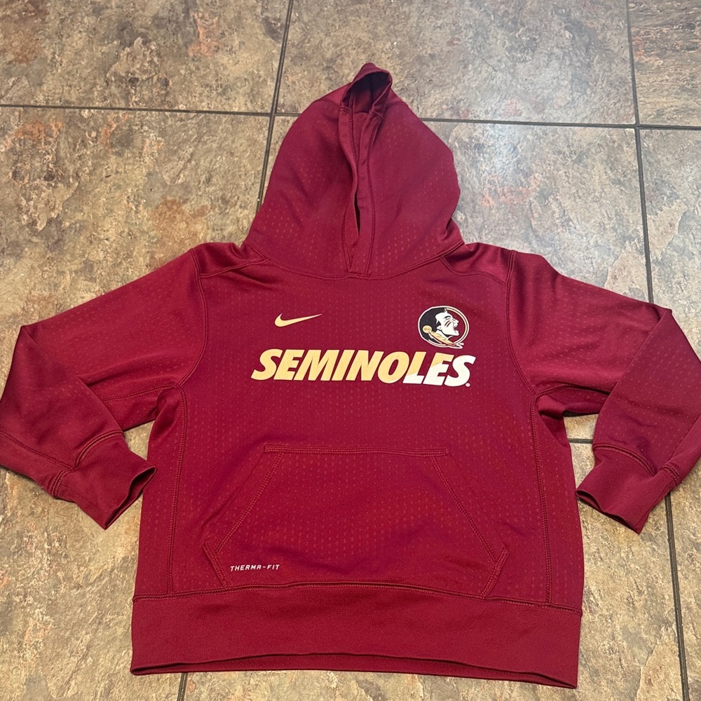 Nike Seminoles Red Hoodie